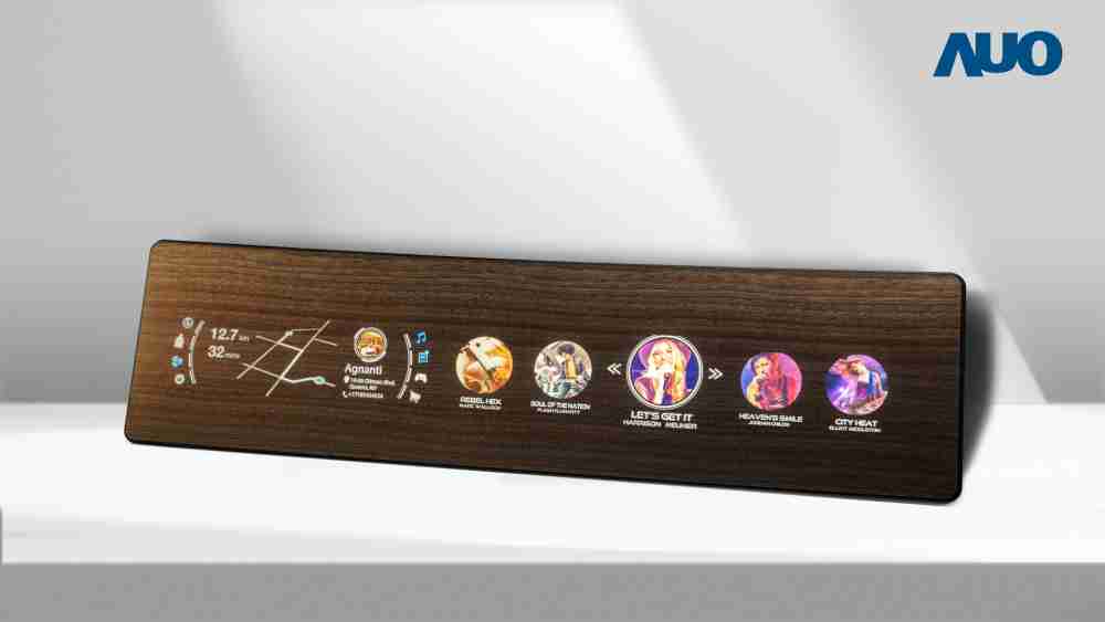 PA直营研发全球最高穿透度达80%的AmLED木纹显示器，，，，可于使用时呈现高亮度、、、、清晰可见的信息，，并在不使用时回归为单纯的饰板，，节能兼具美观