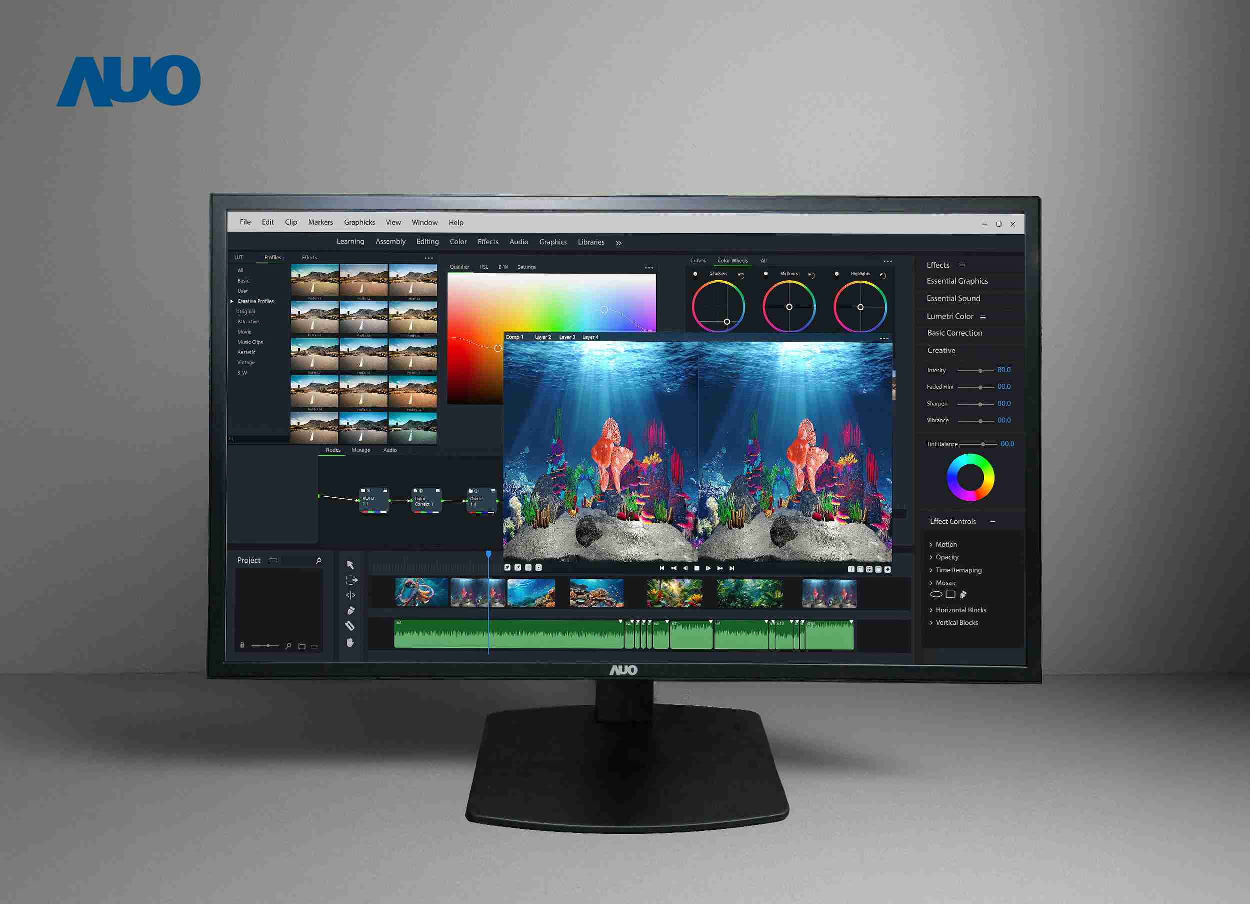 PA直营开发32吋2D/3D专业桌上型显示器，，，，拥有8K4K超高分辨率，，，，并以低串扰算法优化3D显示效果，，，，搭载自动眼球追踪功能，，，能实时调整3D图像，，，进行实时2D与3D无缝共存窗口，，，，提供图像设计工作者突破二维接口的崭新工作氛围与效率